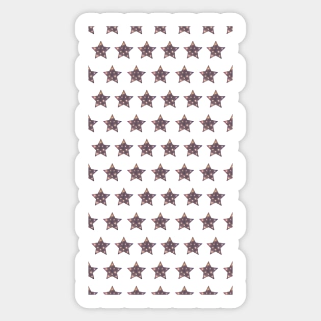 Wish Upon a Star pattern Sticker by mariacaballer